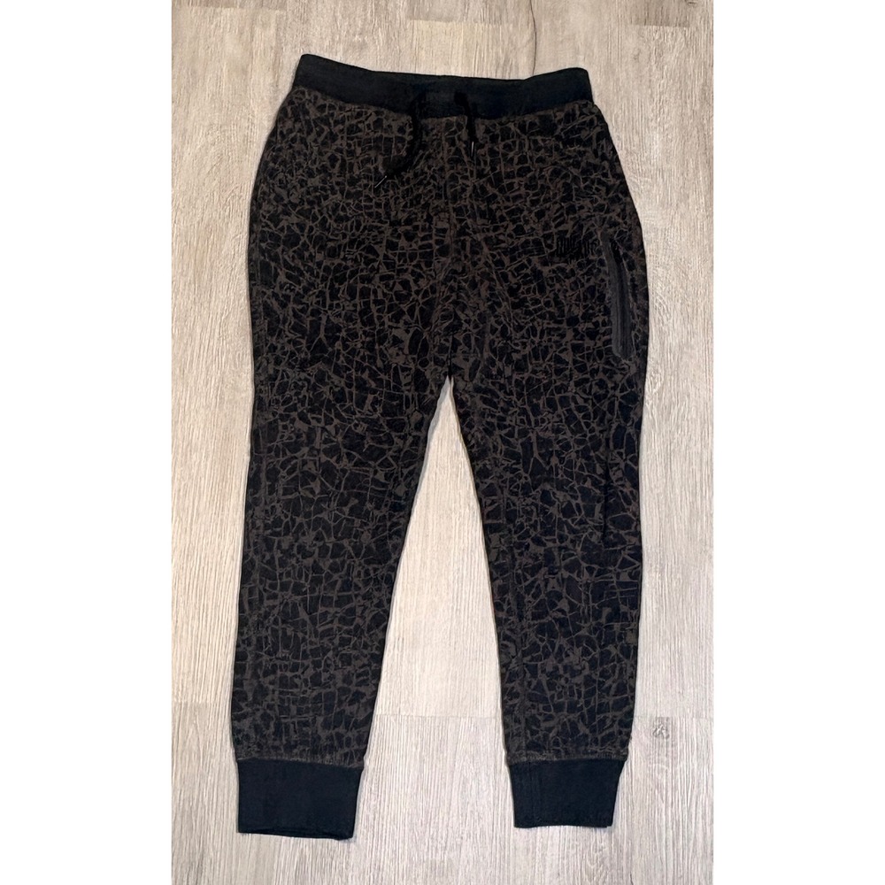 Nike Sportswear Tech Fleece Joggers Mens Medium Black Grey Crackle 689384-010‎